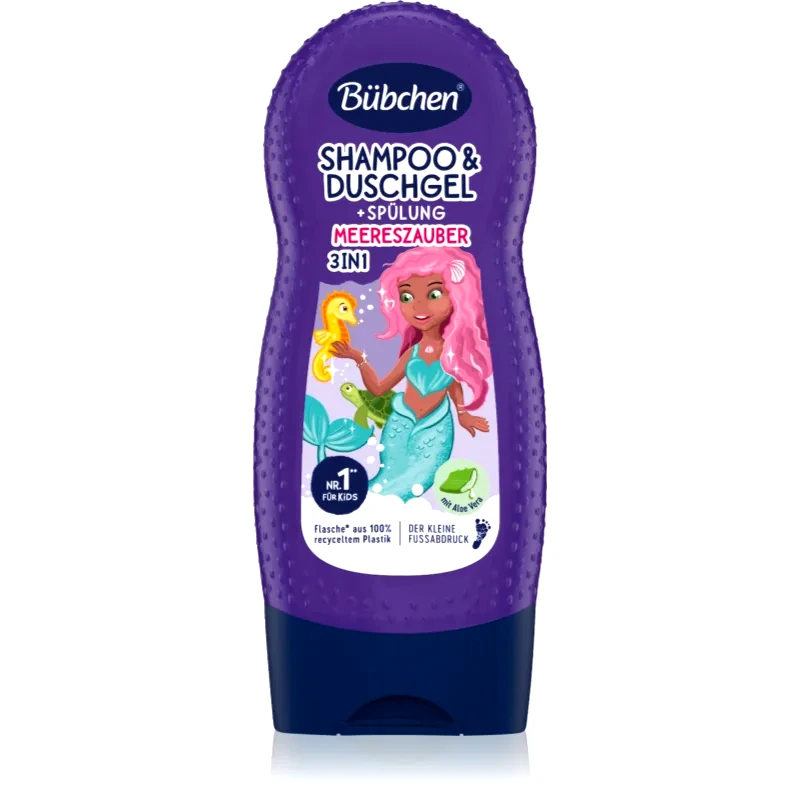 Bübchen Bübchen Kids Shampoo & Shower Gel & Conditioner σαμπουάν, μαλακτικό και τζελ για ντους 3 σε 1 230 ml