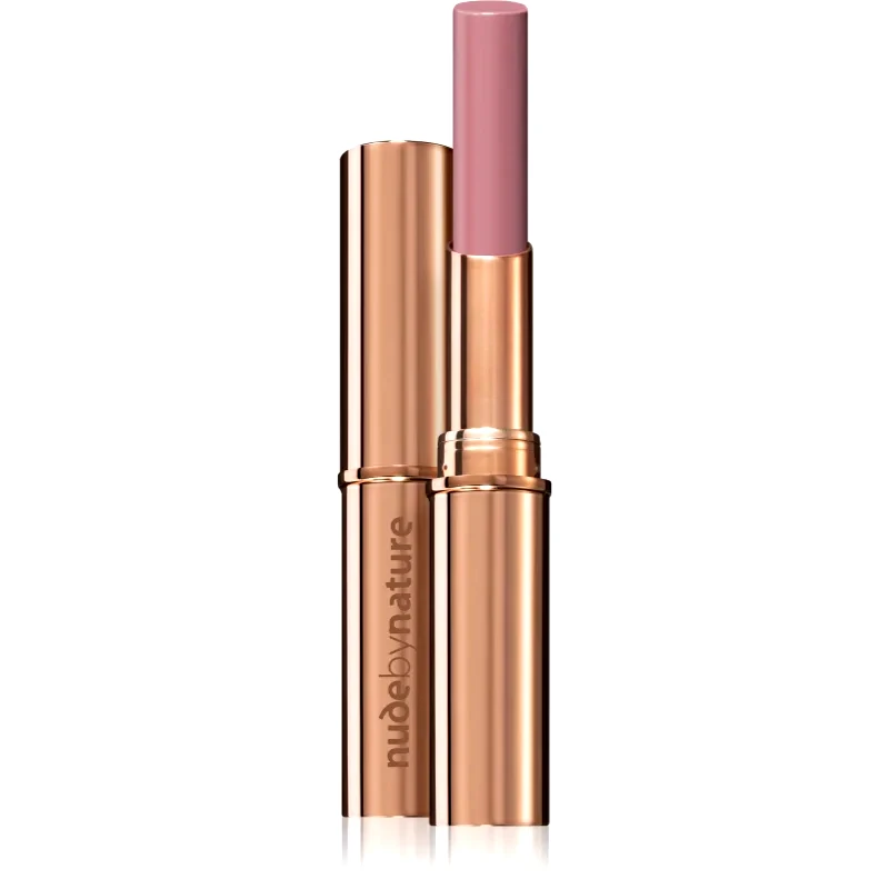 Nude by Nature Nude by Nature Creamy Matte κρεμώδες κραγιόν με ματ αποτελέσματα απόχρωση 03 Rose Quartz 2,75 γρ