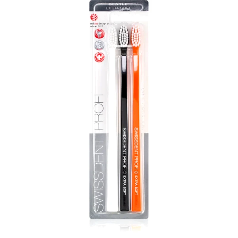 Swissdent Swissdent Profi Gentle οδοντόβουρτσες έξτρα μαλακή 3 τμχ