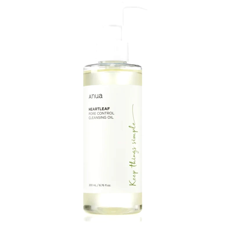 Anua Anua Heartleaf Pore Control Cleansing Oil καθαριστικό λάδι και ντεμακιγιάζ με ενυδατικό αποτέλεσμα 200 ml