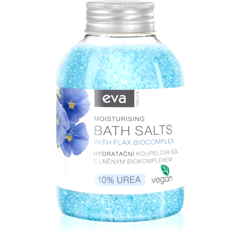 Eva Natura Eva Natura Flax Biocomplex αλάτι λουτρού ενυδατική 600 γρ