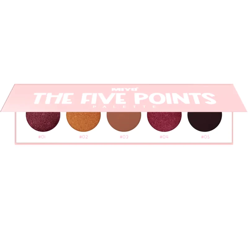 Miyo Miyo Eyeshadow The five points Παλέτα σκιών για τα μάτια απόχρωση 16 Holy grail 1 τμχ
