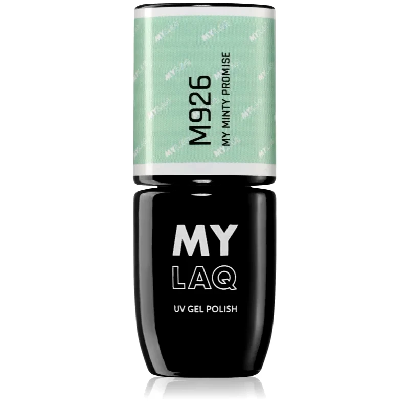MYLAQ MYLAQ UV Gel Polish My Promise τζελ βερνίκι νυχιών απόχρωση My Minty Promise 5 ml