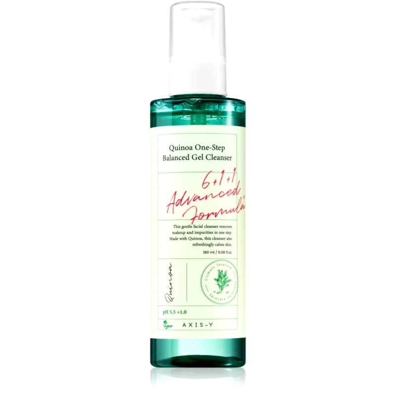 AXIS-Y 6+1+1 Advanced Formula Quinoa One-Step Balanced Gel Cleanser καθαριστικό τζελ ντεμακιγιάζ για ευαίσθητη επιδερμίδα 180 ml φωτογραφία