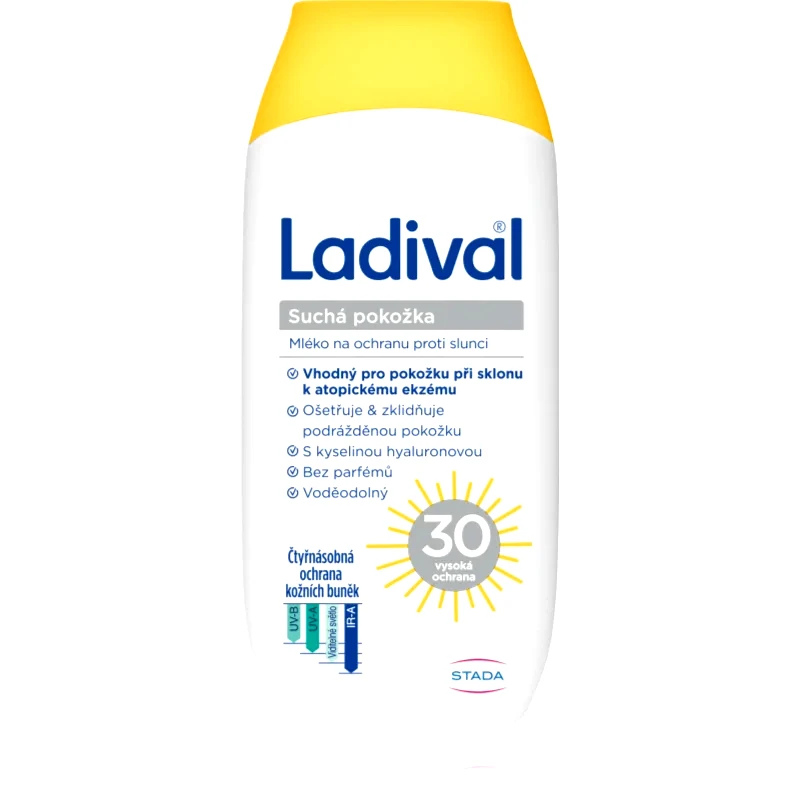 Ladival Ladival Dry Skin προστατευτικό γαλάκτωμα για προστασία από τον ήλιο SPF 30 200 ml