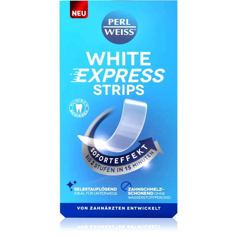 Perl Weiss Perl Weiss White Strips Express λευκαντικές ταινίες 4 τμχ