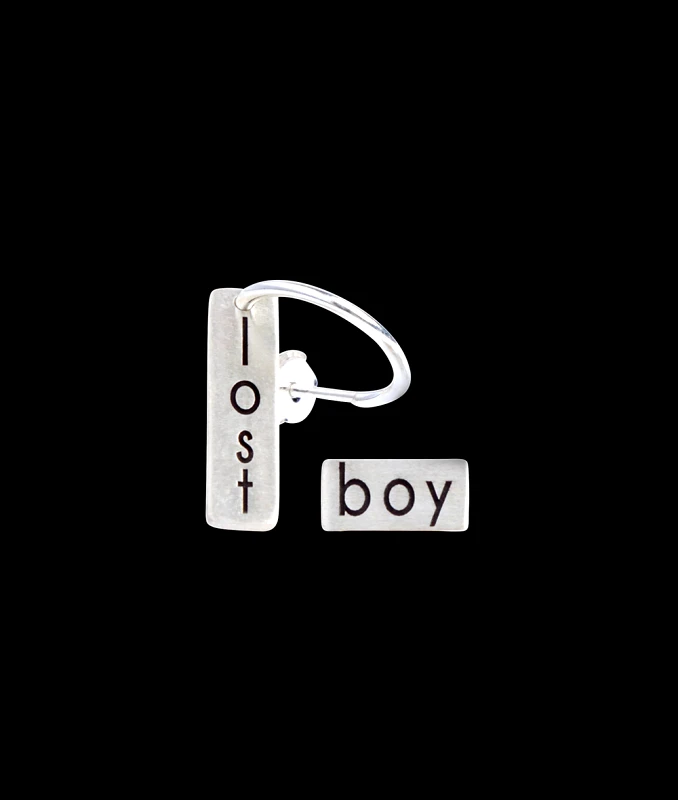 See What Eye See Σκουλαρίκια Lost Boy SWES Ασημένιο