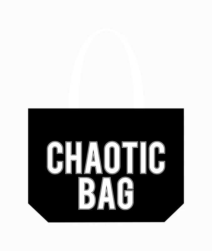 SWES Tote bag "Chaotic Bag" – SWES Μαύρη