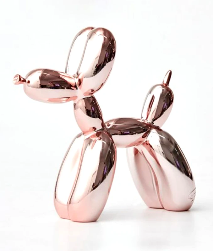 balloon dog Μπαλόνι Σκύλος (Ροζ, Μίνι) Σύγχρονη Τέχνη, Ζώο Γλυπτό με Μπαλόνι, Δώρο για τους Λάτρεις των Σκύλων