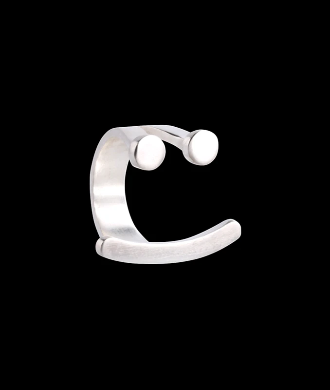 SWES Δαχτυλίδι Smiley SWES Ασημί