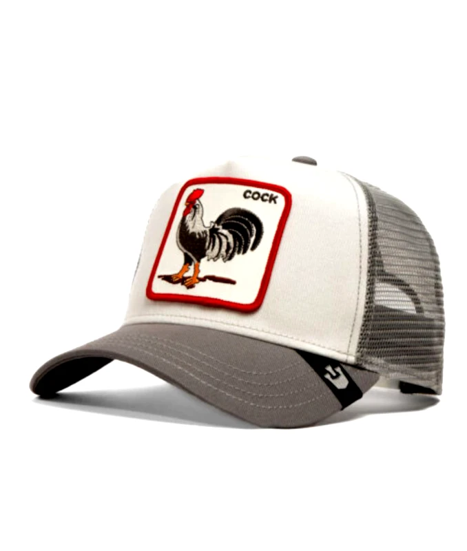 GOORIN BROS Καπέλο Jockey The Cock, Γκρί Ανοιχτό Goorin Bros