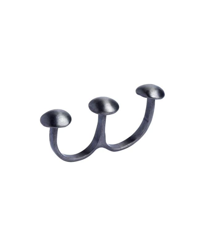 SWES 3 Dots χειροποίητο δαχτυλίδι SWES ανθρακί