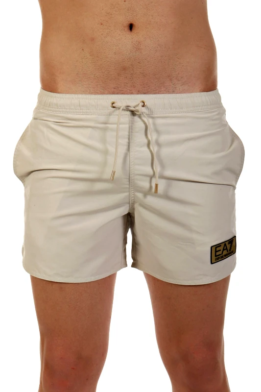 ARMANI 7 ARMANI 7 ΜΑΓΙΩ SHORTS LOGO ΕΚΡΟΥ