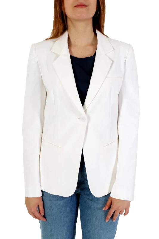 EMPORIO ARMANI EMPORIO ARMANI WOMAN ΣΑΚΑΚΙ BLAZER ΛΕΥΚΟ