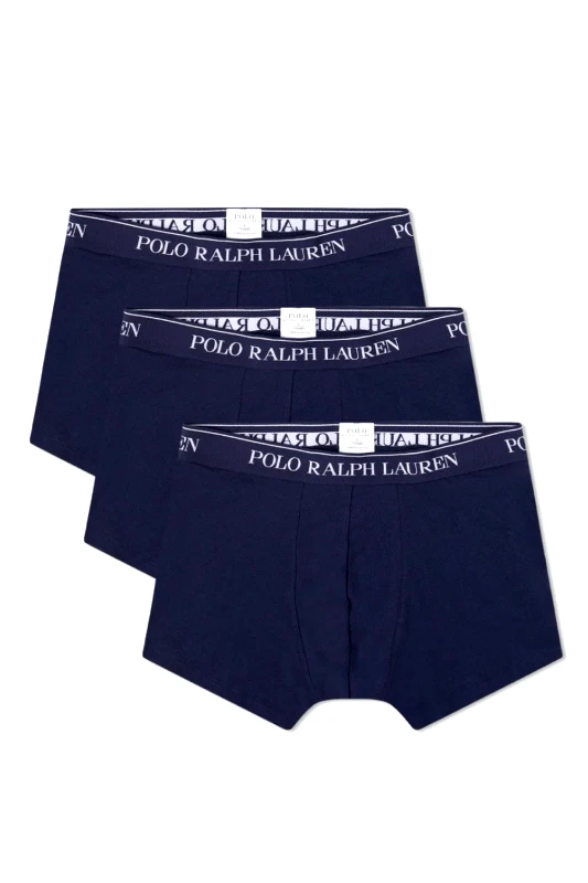 RALPH LAUREN RALPH LAUREN UNDERWEAR ΕΣΩΡΟΥΧΟ ΣΕΤ 3PACK STRETCH COTTON TRUNK ΜΠΛΕ