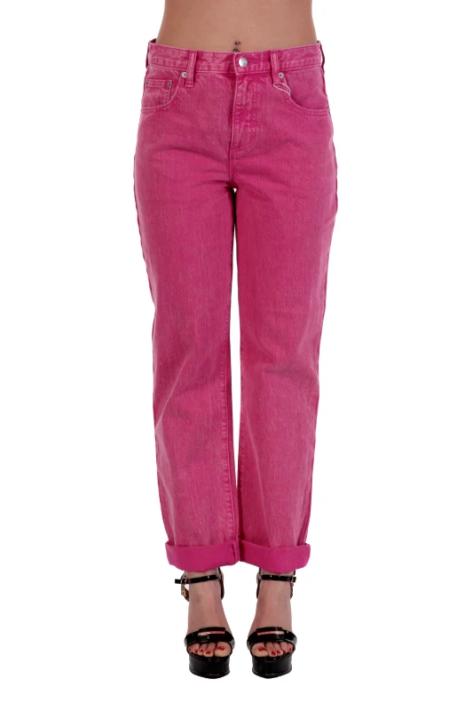 MICHAEL KORS MICHAEL KORS ΠΑΝΤΕΛΟΝΙ JEANS ΡΕΒΕΡ ΤΕΛΕΙΩΜΑ ΦΟΥΞΙΑ