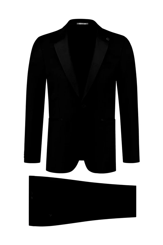 MICHAEL KORS MICHAEL KORS ΚΟΣΤΟΥΜΙ SMOKIN SLIM FIT PAULO OLIVEIRA LANIFICO ΜΑΥΡΟ