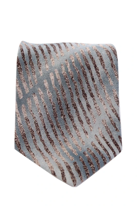 ARMANI COLLEZIONI GIORGIO ARMANI ΓΡΑΒΑΤΑ 9,5CM ΣΧΕΔΙΑΣΤΗ ΜΠΕΖ-ΜΠΛΕ