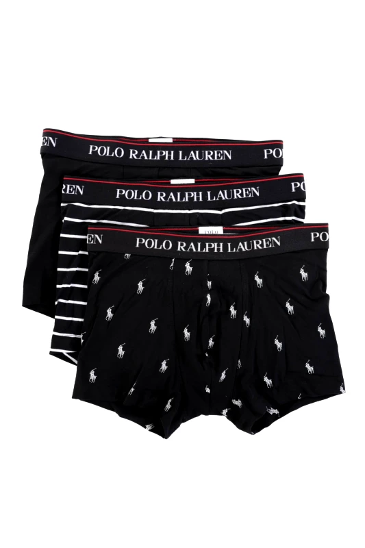 RALPH LAUREN RALPH LAUREN UNDERWEAR ΕΣΩΡΟΥΧO ΣΕΤ BOXER 3-PACK ΜΑΥΡΟ ΜΑΡΙΝΙΕΡΑ / ΜΑΥΡΟ