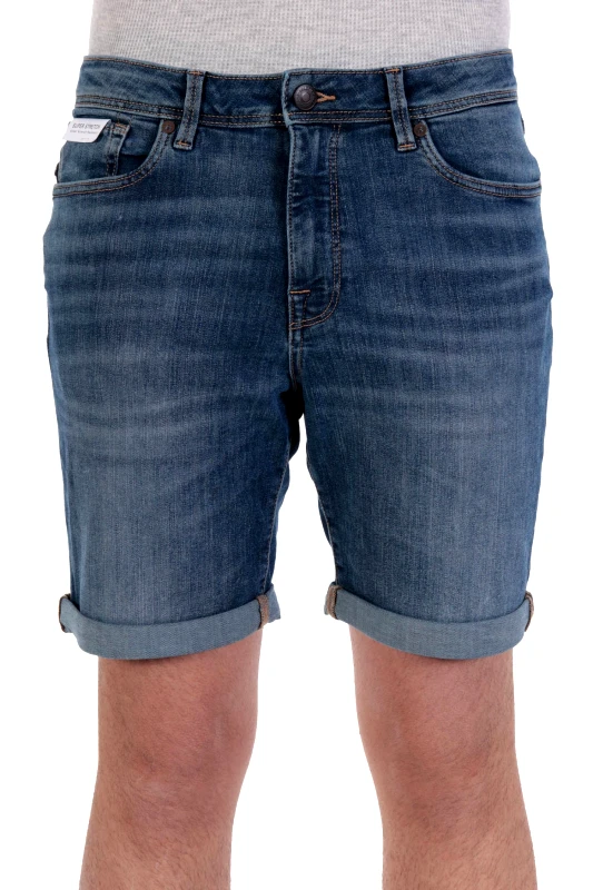 SELECTED SELECTED ΒΕΡΜΟΥΔΑ JEANS ALEX NOOS SUPER STRETCH ΜΠΛΕ