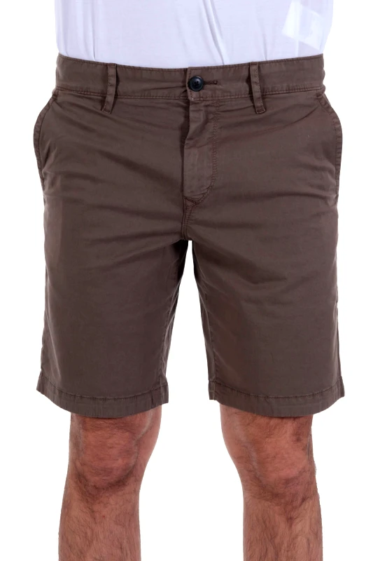 BOSS BOSS ΒΕΡΜΟΥΔΑ SCHINO SLIM FIT ΠΟΥΡΟ ΚΑΦΕ