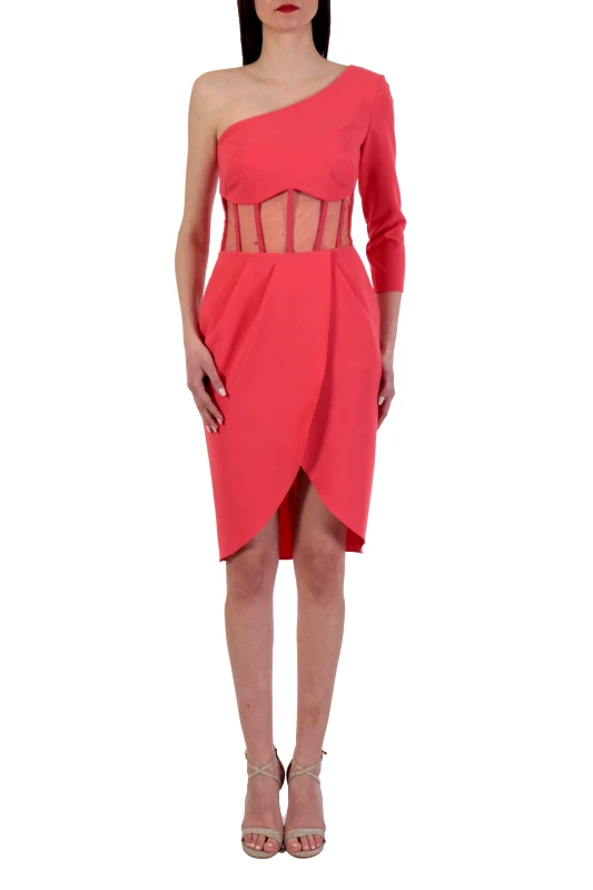 ELISABETTA FRANCHI ELISABETTA FRANCHI ΦΟΡΕΜΑ ΕΝΑΣ ΩΜΟΣ ΔΙΑΦΑΝΕΙΑ ΣΤΗΝ ΜΕΣΗ ΚΟΡΑΛΙ