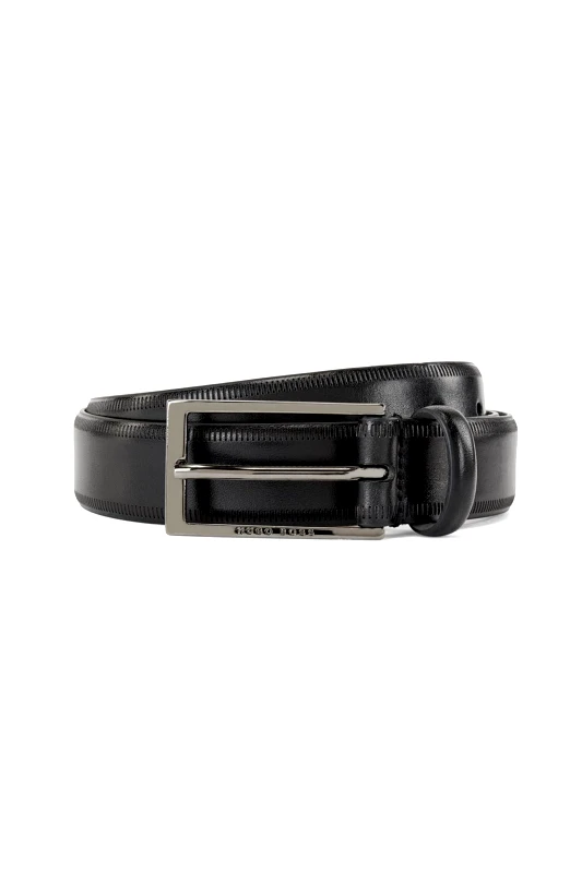 BOSS BOSS ΖΩΝΗ CARMELLO TL LA SZ30 ΜΑΥΡΟ