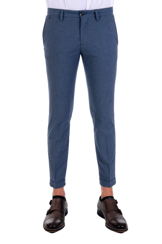 AT.P.CO AT.P.CO ΠΑΝΤΕΛΟΝΙ CHINO ΨΙΛΟΡΙΓΟ SASA45 POP1/TS11 ΡΑΦ ΜΠΛΕ