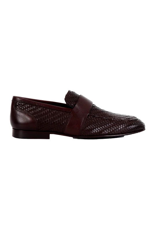 MARCO FERRETTI MARCO FERRETTI ΠΑΠΟΥΤΣΙΑ LOAFER INTRECCIO ΚΑΦΕ