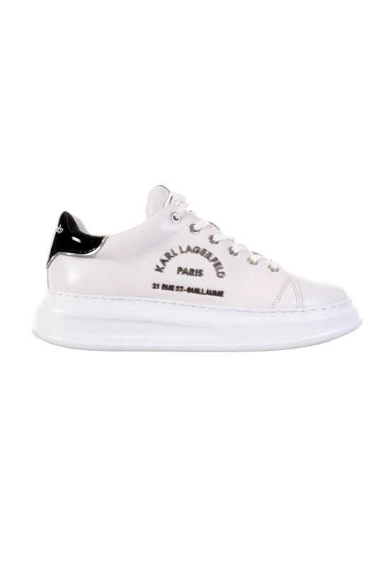KARL LAGERFELD KARL LAGERFELD ΠΑΠΟΥΤΣΙΑ SNEAKERS KAPRI MENS KARL METAL MAISON ΛΕΥΚΟ