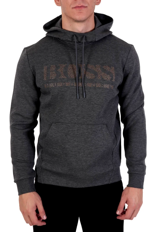 BOSS BOSS ATHLEISURE ΦΟΥΤΕΡ HOODIE SOODY 2 ΓΚΡΙ