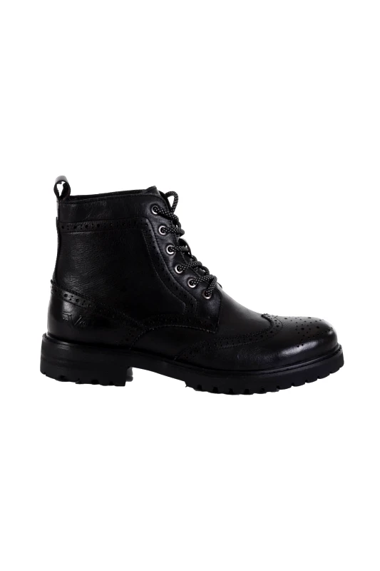 V 19.69 V 19.69 ΠΑΠΟΥΤΣΙ ΜΠΟΤΑΚΙ ΔΕΤΟ BROGUE ΜΑΥΡΟ