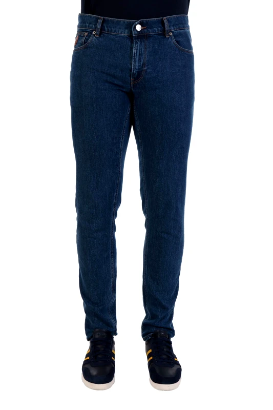 TRUSSARDI JEANS TRUSSARDI JEANS ΠΑΝΤΕΛΟΝΙ JEANS 370 CLOSE SLIM TAPERED FIT ΜΠΛΕ