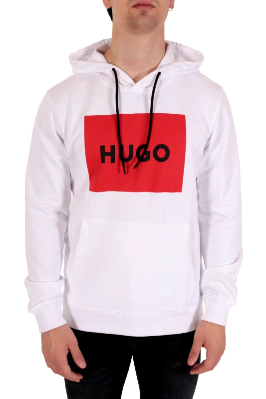 HUGO HUGO ΦΟΥΤΕΡ HOODIE DURATSCHI223 ΛΕΥΚΟ