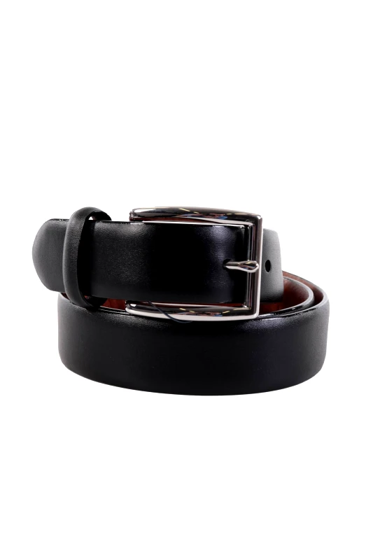 RALPH LAUREN RALPH LAUREN ΖΩΝΗ ΔΕΡΜΑ ΜΑΥΡΟ