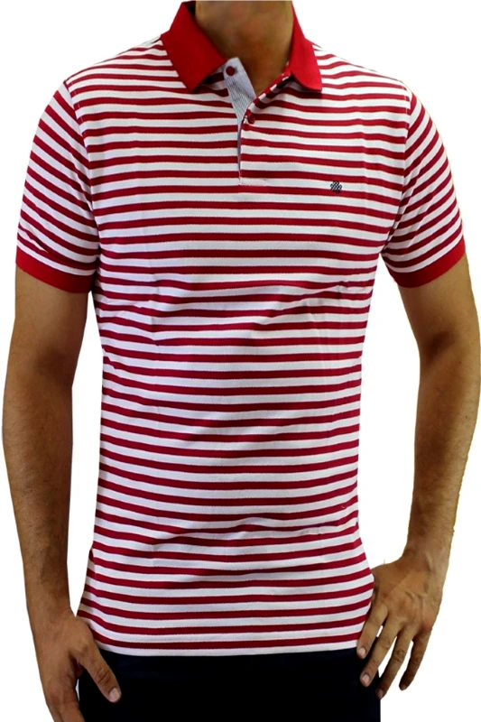 DORS DORS POLO PIQUE STRIPED KOKKINO