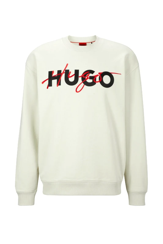 HUGO HUGO ΦΟΥΤΕΡ CREW NECK DROYKO ΕΚΡΟΥ