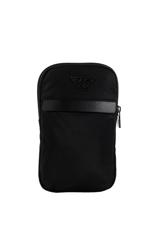 EMPORIO ARMANI EMPORIO ARMANI ΤΣΑΝΤΑΚΙ CROSSBODY LOGO ΜΑΥΡΟ