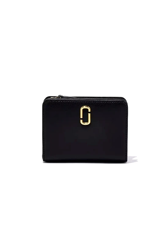 MARC JACOBS MARC JACOBS ΠΟΡΤΟΦΟΛΙ THE MINI COMPACT LOGO MAYΡΟ