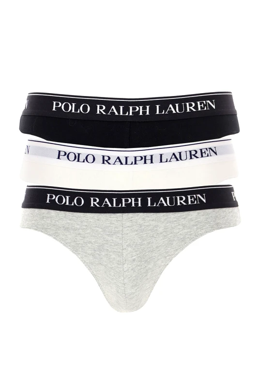 RALPH LAUREN RALPH LAUREN UNDERWEAR ΕΣΩΡΟΥΧO ΣΕΤ BRIEFS 3-PACK ΛΕΥΚΟ-ΜΑΥΡΟ-ΓΚΡΙ