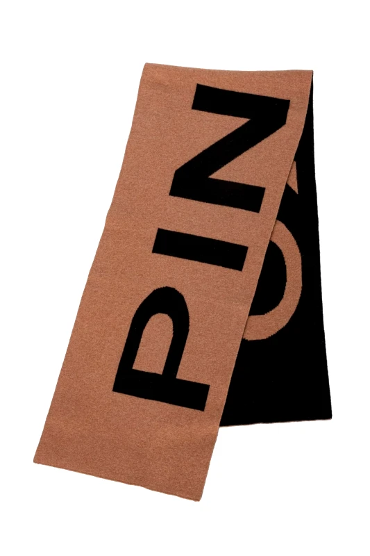 PINKO PINKO ΚΑΣΚΩΛ SOGLIOLA LOGO ΚΑΜΕΛ-ΜΑΥΡΟ