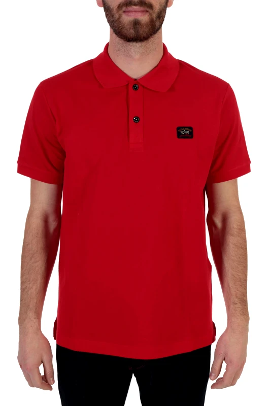 PAUL&SHARK PAUL&SHARK POLO LOGO ΚΟΚΚΙΝΟ