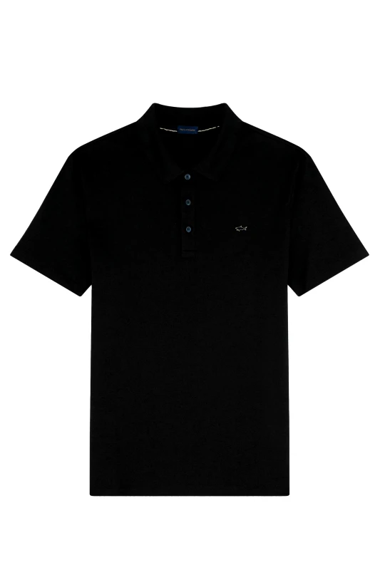 PAUL&SHARK PAUL&SHARK POLO METALLIC LOGO ΜΑΥΡΟ