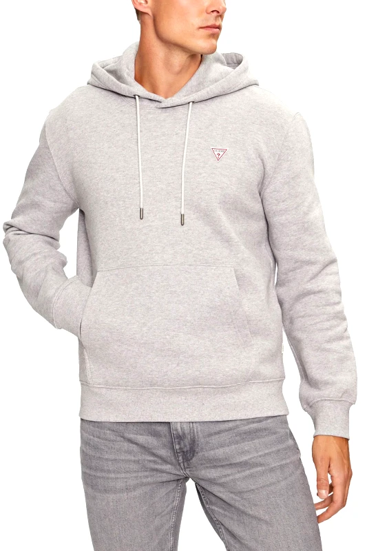 GUESS JEANS GUESS JEANS ΦΟΥΤΕΡ ZIPHOOD SLIM FIT LOGO ΓΚΡΙ