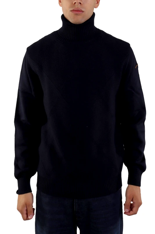 PAUL&SHARK PAUL&SHARK ΠΛΕΚΤΟ ROLLNECK ΜΠΛΕ