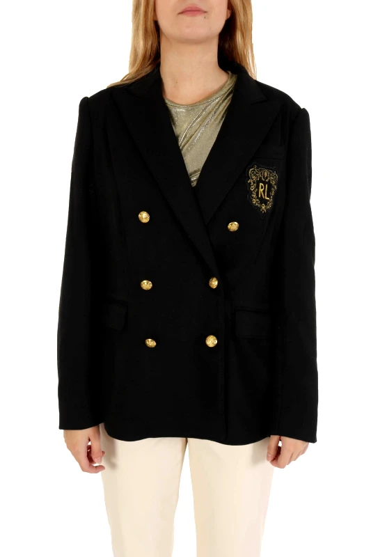 RALPH LAUREN RALPH LAUREN ΣΑΚΑΚΙ ΣΤΑΥΡΩΤΟ LOGO ΤΣΕΠΕΣ ΜΑΥΡΟ