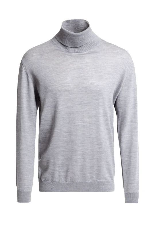 BALDESSARINI BALDESSARINI ΠΛΕΚΤΟ ROLLNECK ΓΚΡΙ