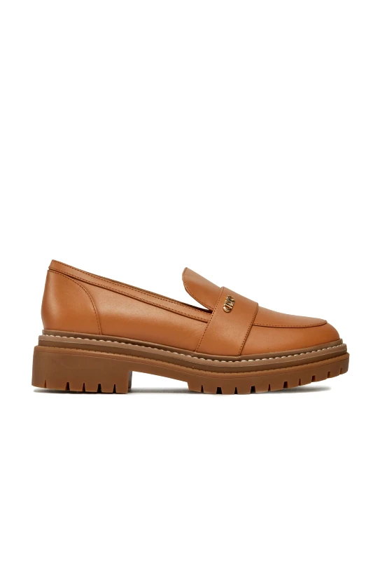 MICHAEL KORS MICHAEL KORS ΠΑΠΟΥΤΣΙΑ ΜΟΚΑΣΙΝΙΑ PARKER LUG LOAFER LOGO ΤΑΜΠΑ