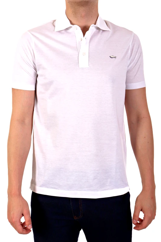 PAUL&SHARK PAUL&SHARK POLO METALLIC LOGO ΛΕΥΚΟ