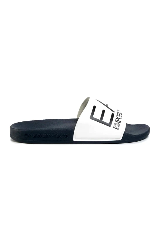 ARMANI 7 ARMANI 7 ΠΑΝΤΟΦΛΕΣ ΘΑΛΑΣΣΗΣ LOGO ΛΕΥΚΟ